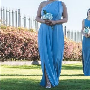 Dessy One-Shoulder Bridesmaid Dress